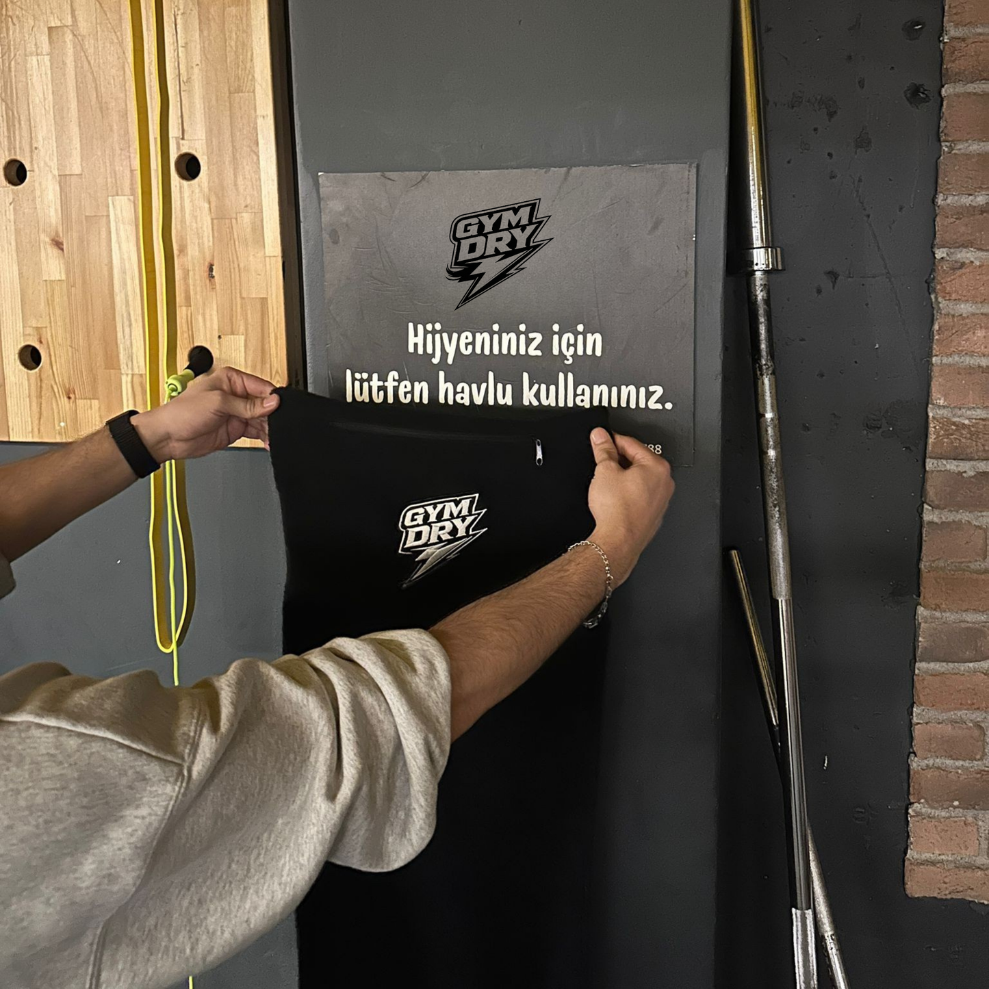 GYMDRY™ %100 Pamuk Spor Havlusu